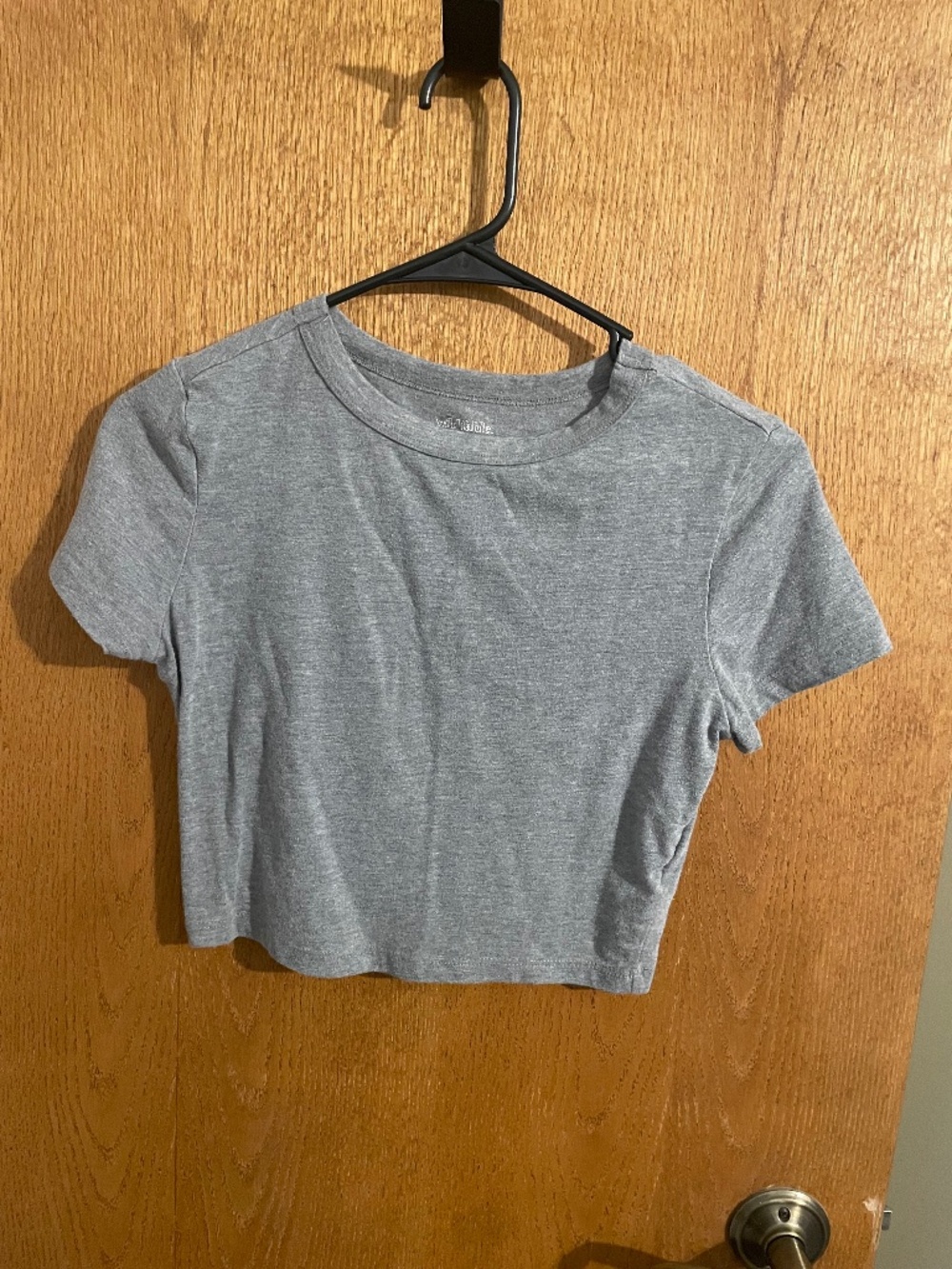 Gray Crop Top Size S